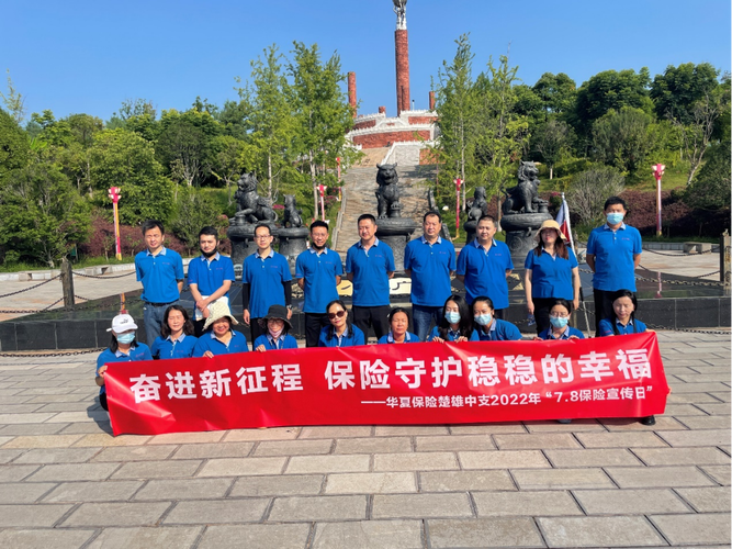 华夏保险云南分公司组织全省开展公益健步走活动